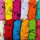 شورت زنانه نخی لیفه ای طرحدار سایز XL - آبی روشن