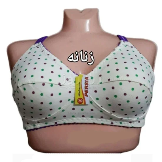سوتین زنانه نخ توپی سایز 85-زرد
