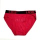 شورت کمر کش طرح Love سایز 2XL-قرمز