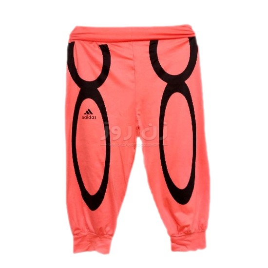 شلوارک زنانه اسپورت طرح آدیداس (Adidas)- گلبهی