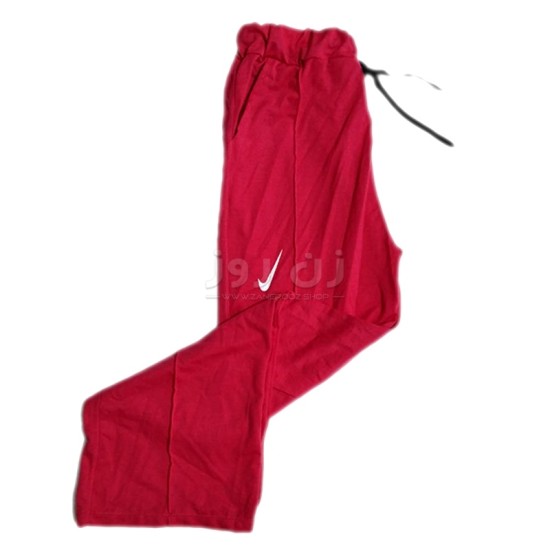 شلوار بگ زنانه طرح نایکی (Nike)-سرخابی