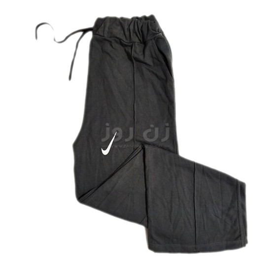 شلوار بگ زنانه طرح نایکی (Nike)-طوسی