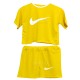 ست کراپ و شورتک طرح نایک (Nike)-زرد