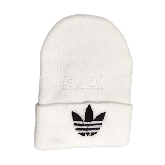 کلاه زمستانی زنانه و دخترانه طرح آدیداس Adidas - سفید کلاه زمستانی زنانه و دخترانه طرح آدیداس Adidas - سفید