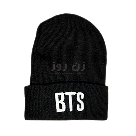 کلاه زمستانی زنانه و دخترانه طرح BTS (بی تی اس) -مشکی کلاه زمستانی زنانه و دخترانه طرح BTS (بی تی اس) -مشکی