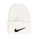 کلاه زمستانی زنانه و دخترانه طرح نایک Nike - سفید کلاه زمستانی زنانه و دخترانه طرح نایک Nike - سفید