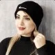 کلاه زمستانی زنانه و دخترانه طرح نایک Nike - مشکی