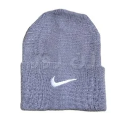 کلاه زمستانی زنانه و دخترانه طرح نایک Nike - طوسی