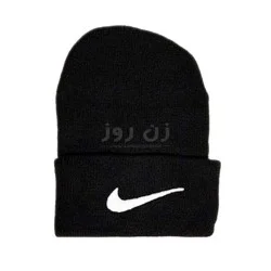 کلاه زمستانی زنانه و دخترانه طرح نایک Nike - مشکی