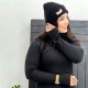 کلاه زمستانی زنانه و دخترانه طرح پلک و مژه -مشکی کلاه زمستانی زنانه و دخترانه طرح پلک و مژه -مشکی